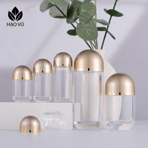 Chai nhựa Thực phẩm chức năng PS - Viên nắp vàng