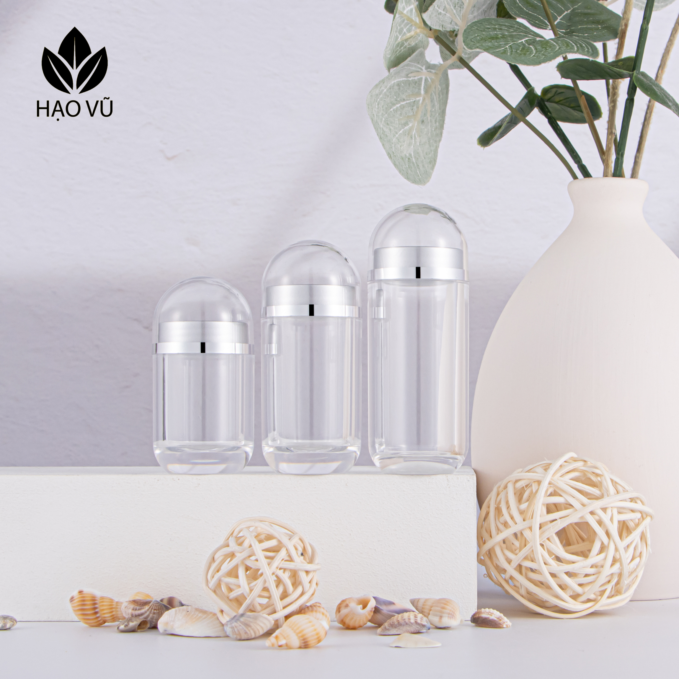 Chai nhựa Thực phẩm chức năng PS - Viên nắp trong bạc - Ảnh 2