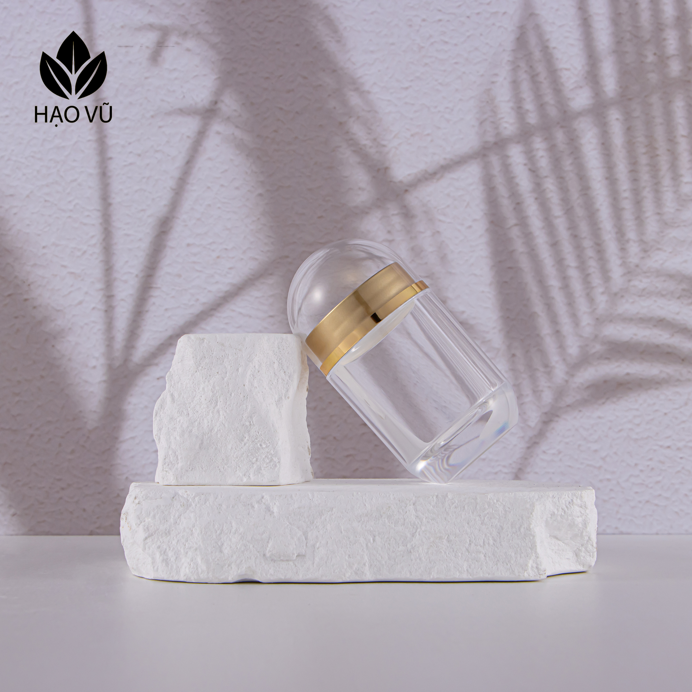 Chai nhựa Thực phẩm chức năng PS - Viên nắp trong vàng - Ảnh 3