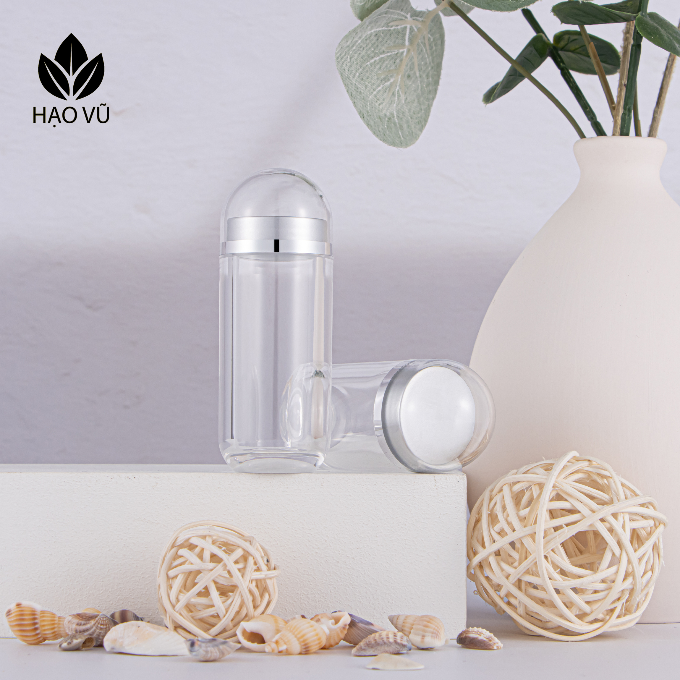 Chai nhựa Thực phẩm chức năng PS - Viên nắp trong bạc - Ảnh 3