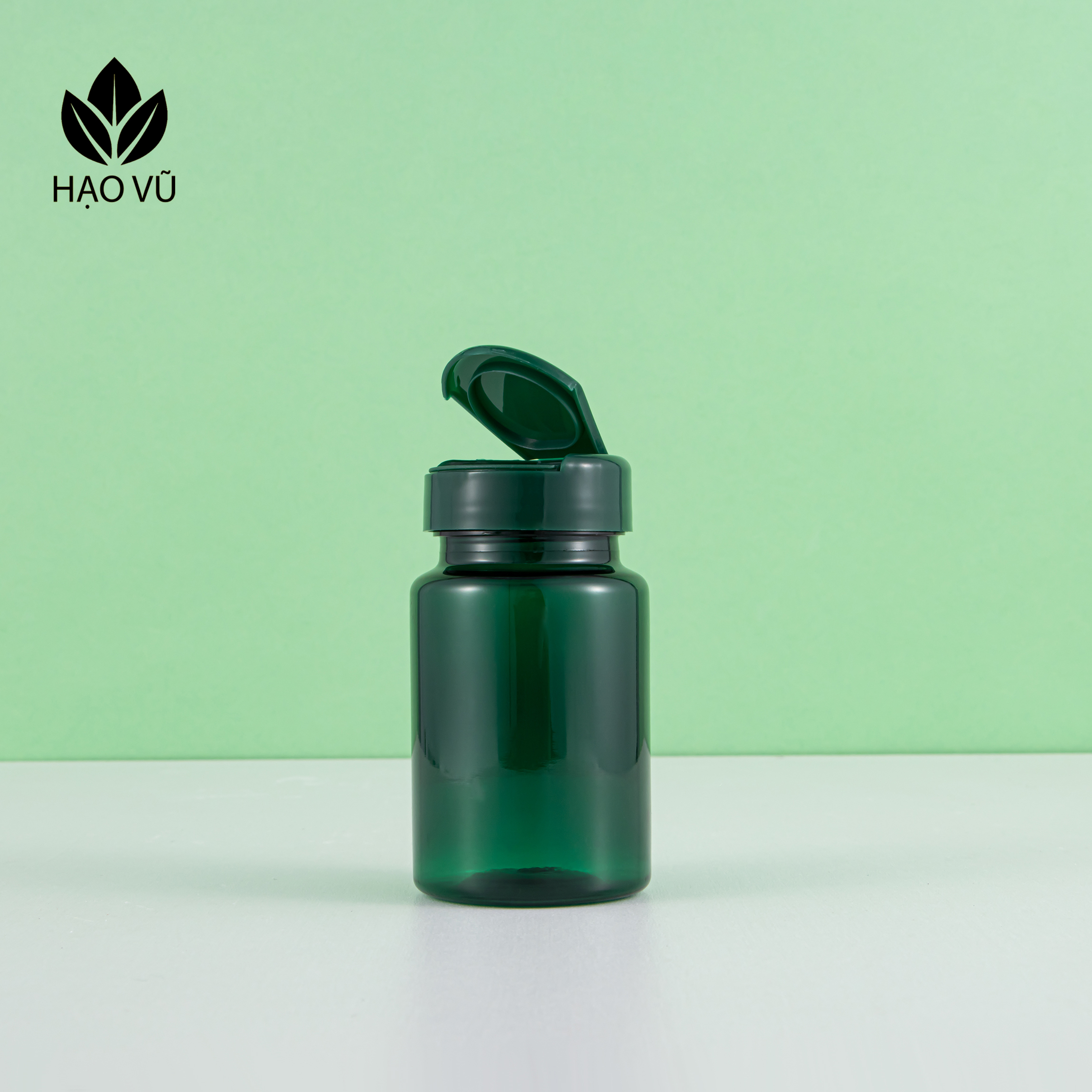 Chai nhựa Thực Phẩm Chức Năng cao cấp PET7-Lục nắp gặp - Ảnh 6