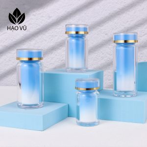 Chai nhựa Thực Phẩm Chức Năng cao cấp PS1 – Xanh trắng