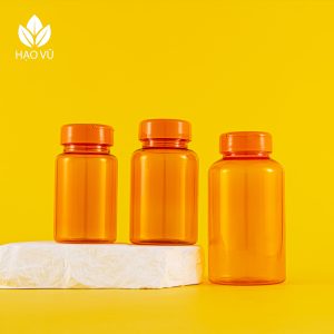 Chai nhựa Thực Phẩm Chức Năng cao cấp PET7-Cam