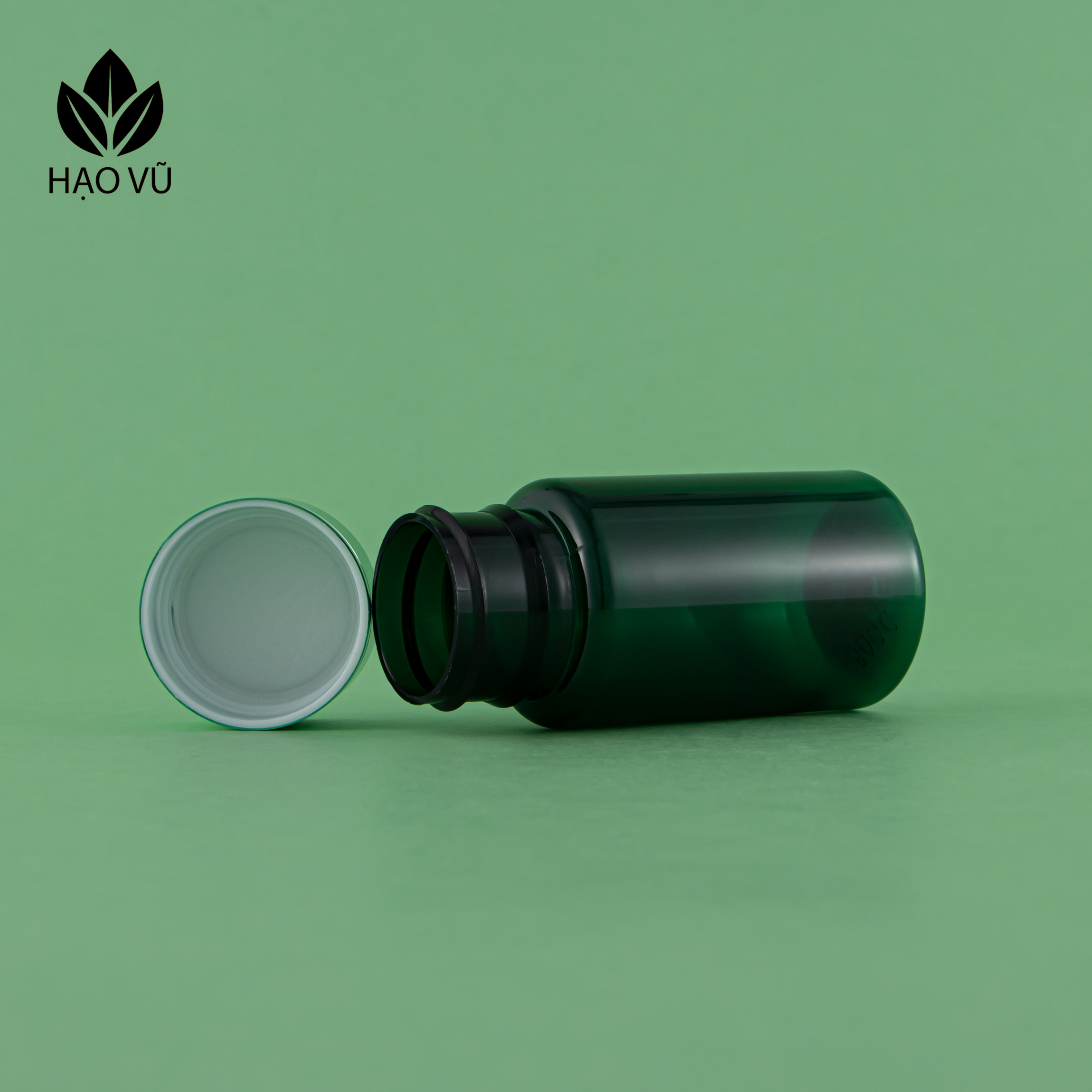 Chai nhựa Thực Phẩm Chức Năng cao cấp PET7-Lục - Ảnh 4