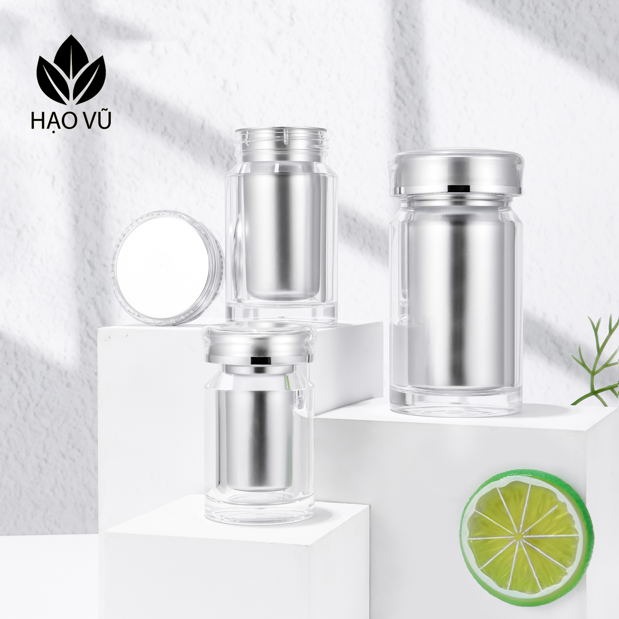 Chai đựng Thực Phẩm Chức Năng cao cấp PS2 – Bạc - Ảnh 2