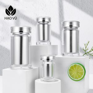 Chai đựng Thực Phẩm Chức Năng cao cấp PS2 – Bạc