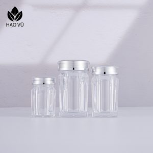 Chai nhựa Thực Phẩm Chức Năng cao cấp PS3 – Nắp bạc